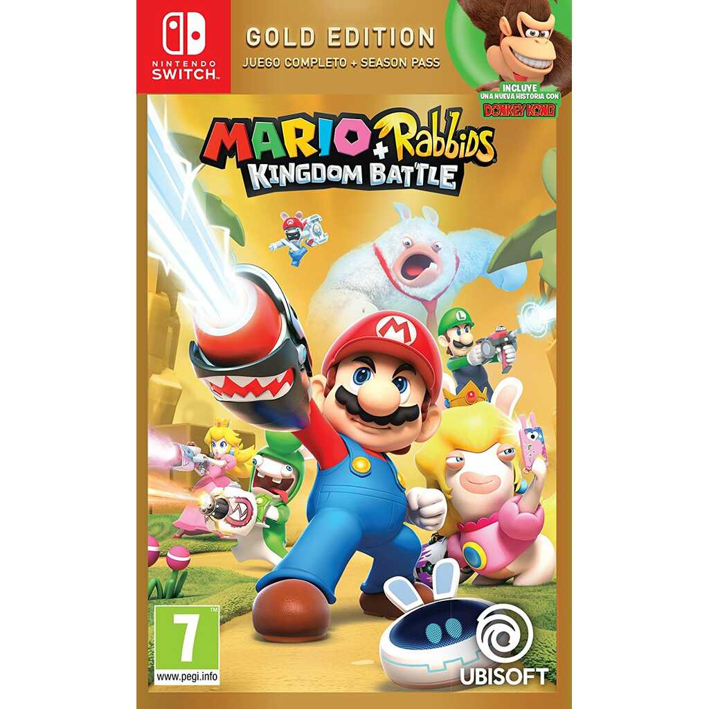 SWITCH MARIO + RABBIDS KINGDOM BATTLE GOLD